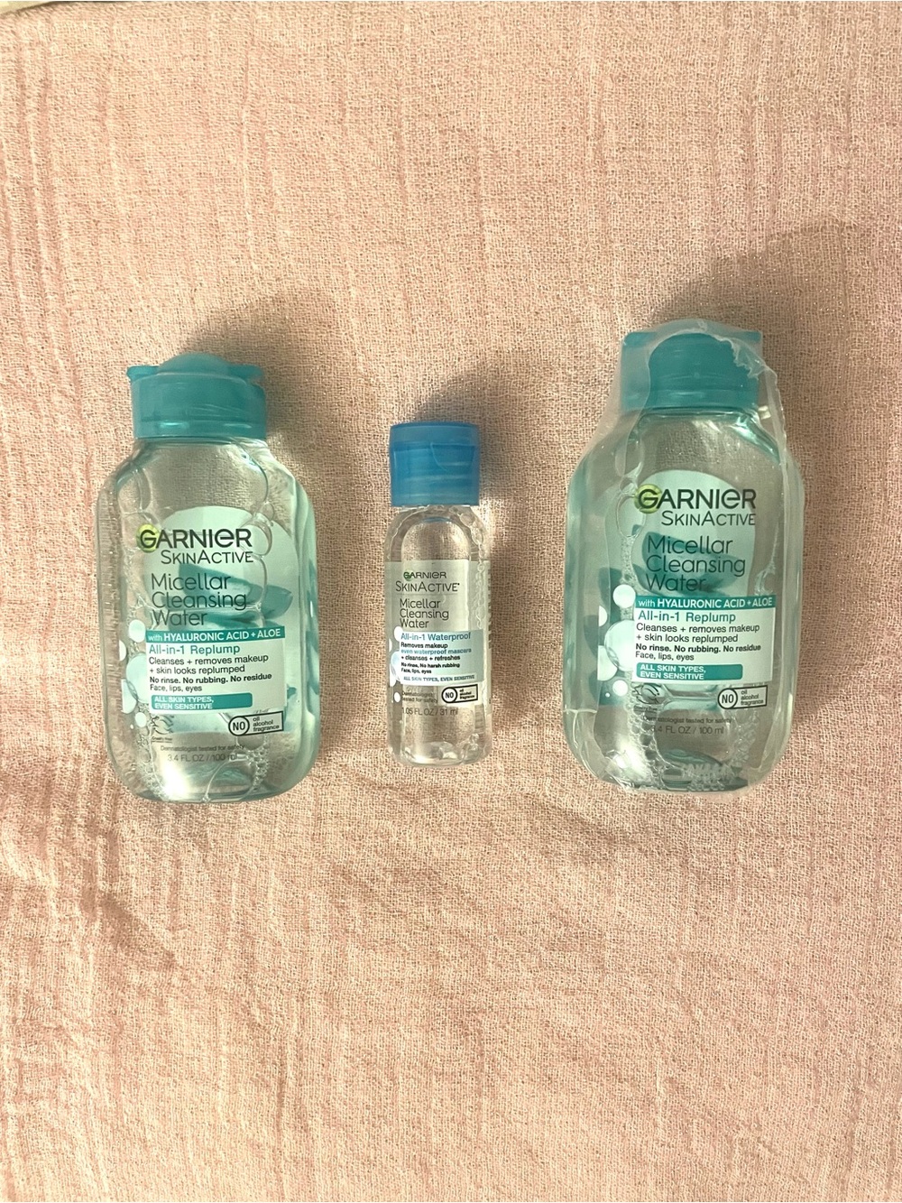 Garnier Micellar Water - Set of 3 Travel Size Bottles